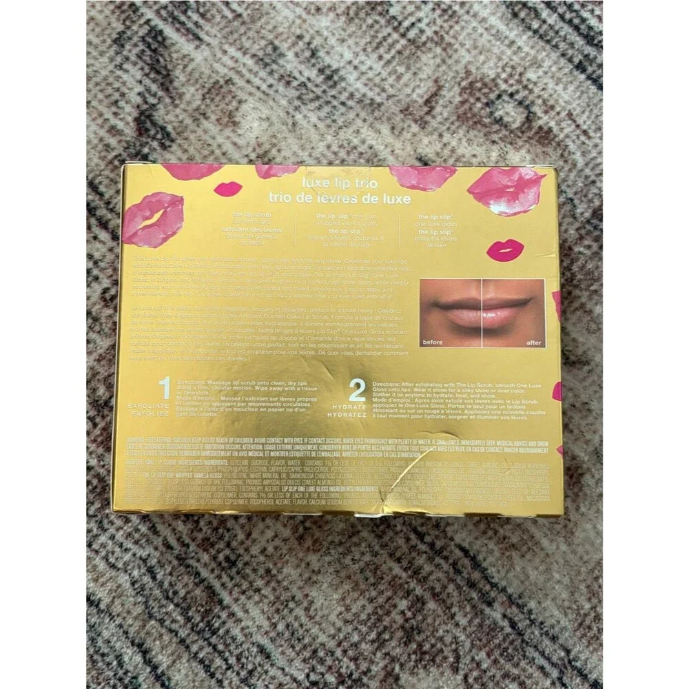 sara happ Luxe Lip Trio - Pink & Cream Hydrating Lip Treatments